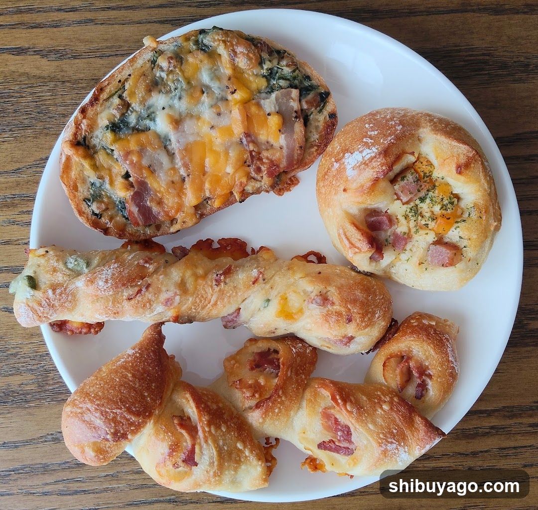 Baked Bread and Pastry Plate