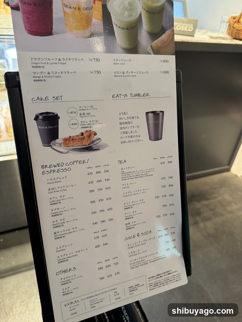 Cafe Menu Board