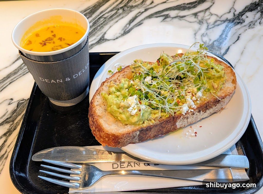 Avocado Toast with Soup