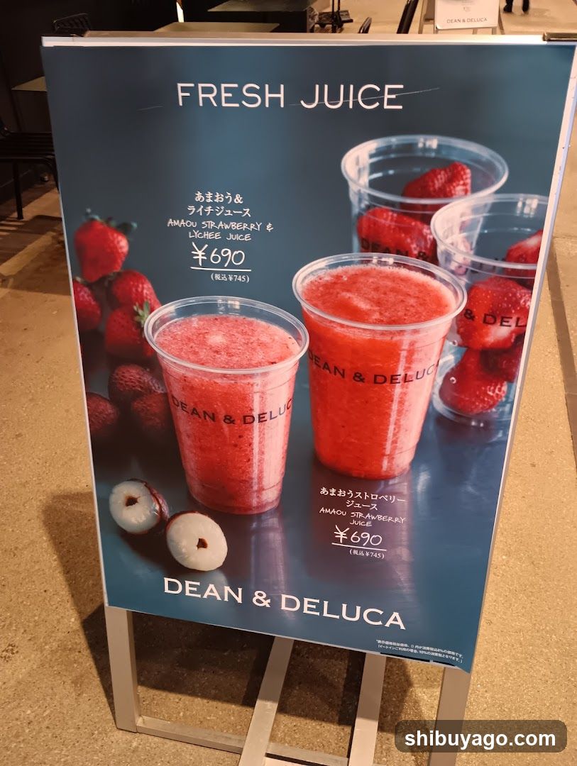 Dean & Deluca Fresh Juice Ad