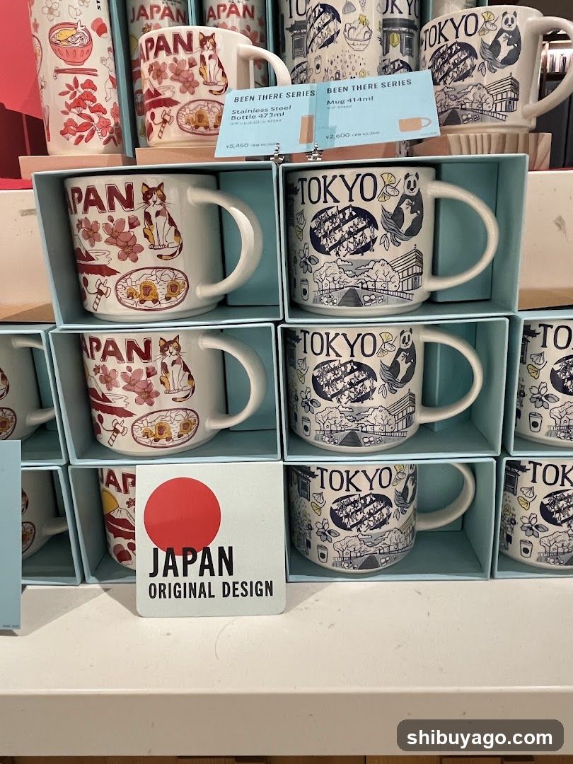 Japan Original Design Mugs Display