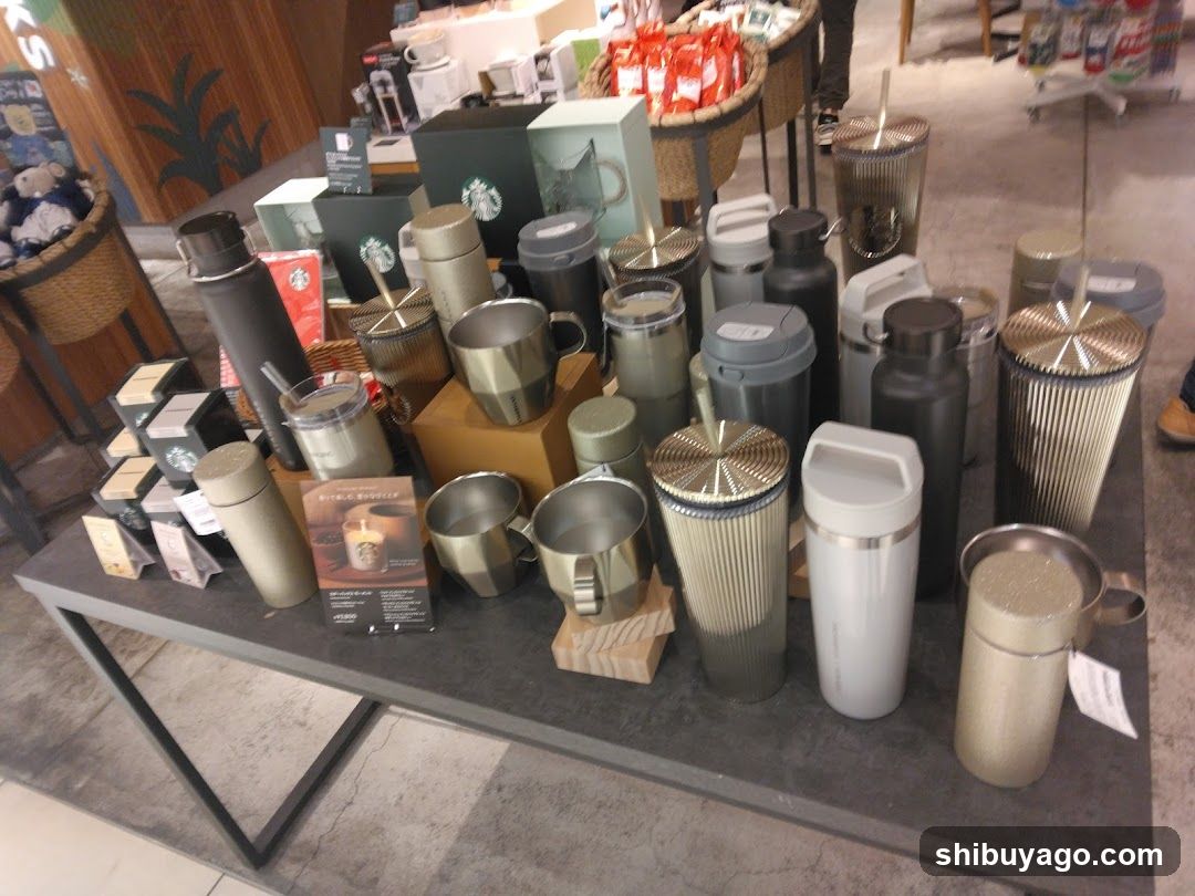Starbucks Merchandise Display