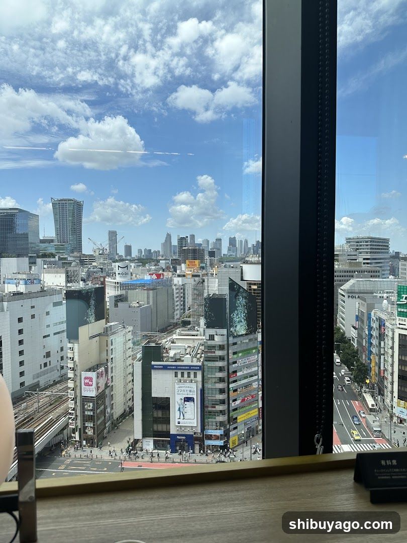 Cityscape View from High Floor