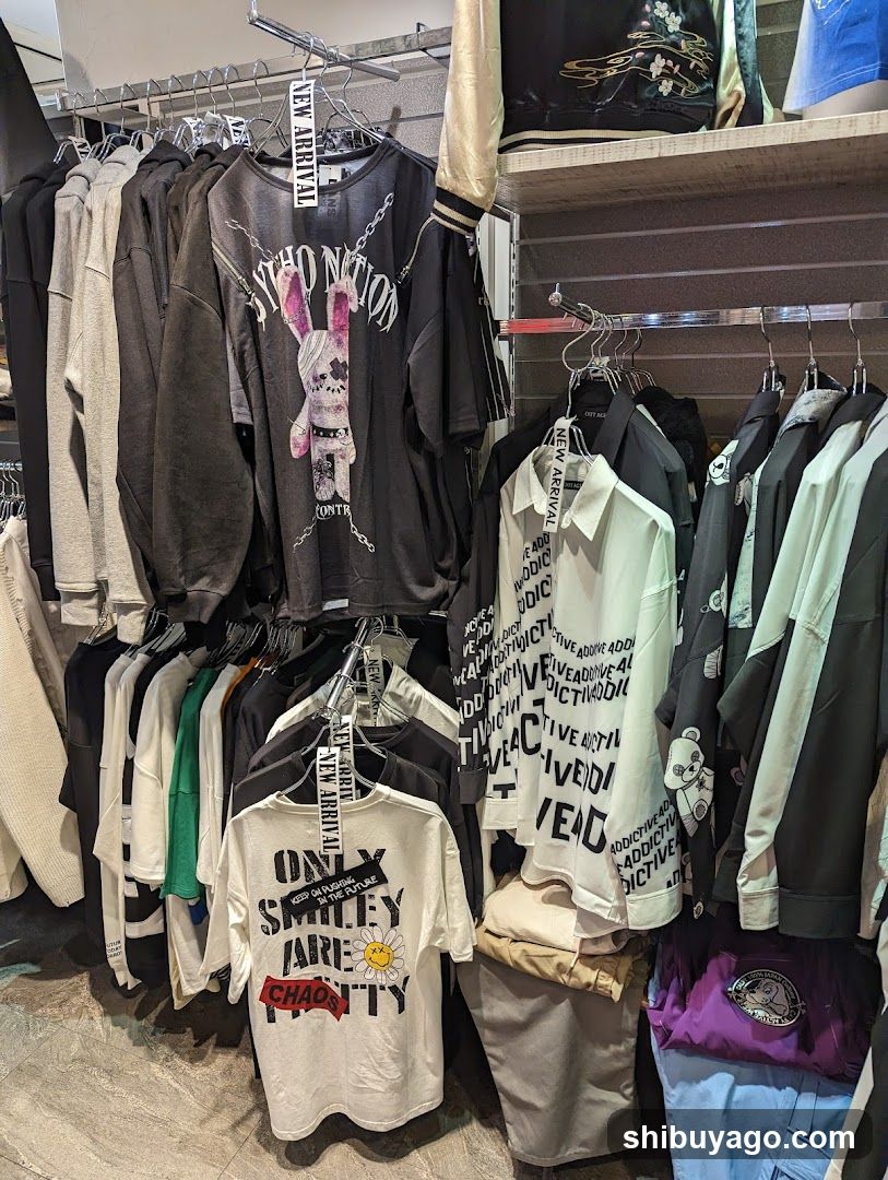 Clothing Store Interior Display