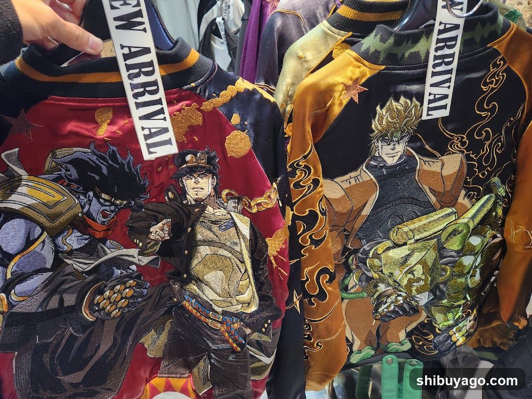 Jojo's Bizarre Adventure Merchandise Display