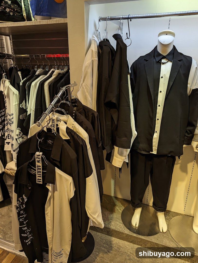 Clothing Store Interior Display