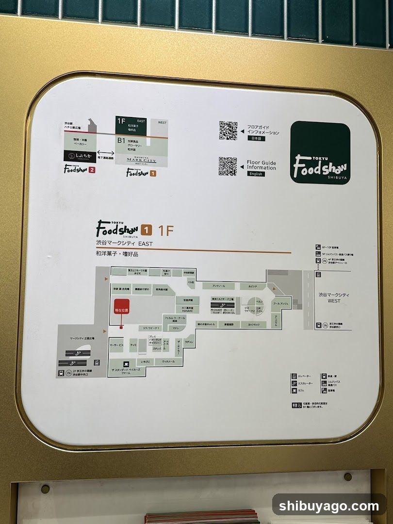 Foodshow Map Sign