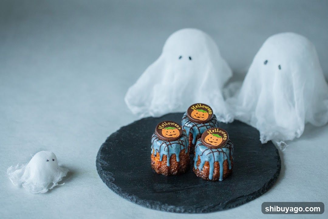 Halloween Treats with Ghost Decorations