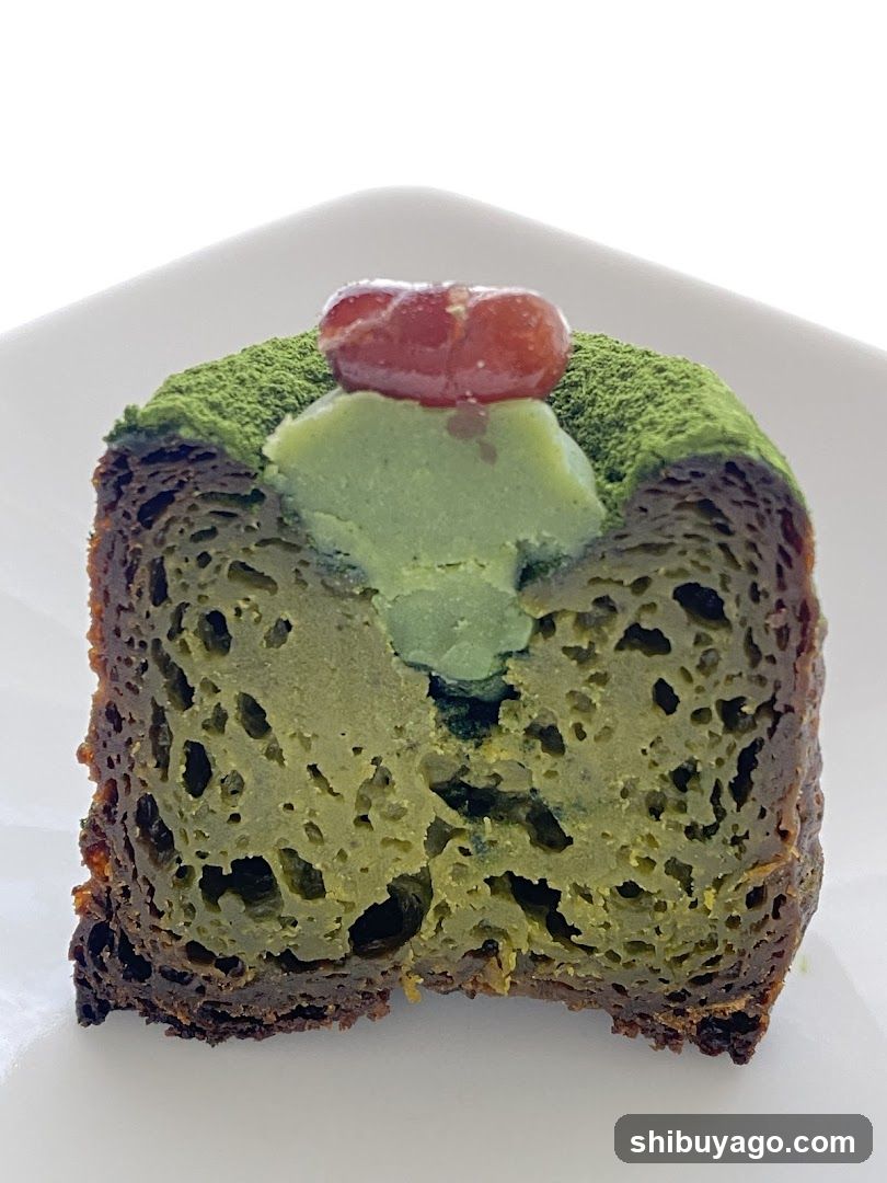 Matcha Cake Slice