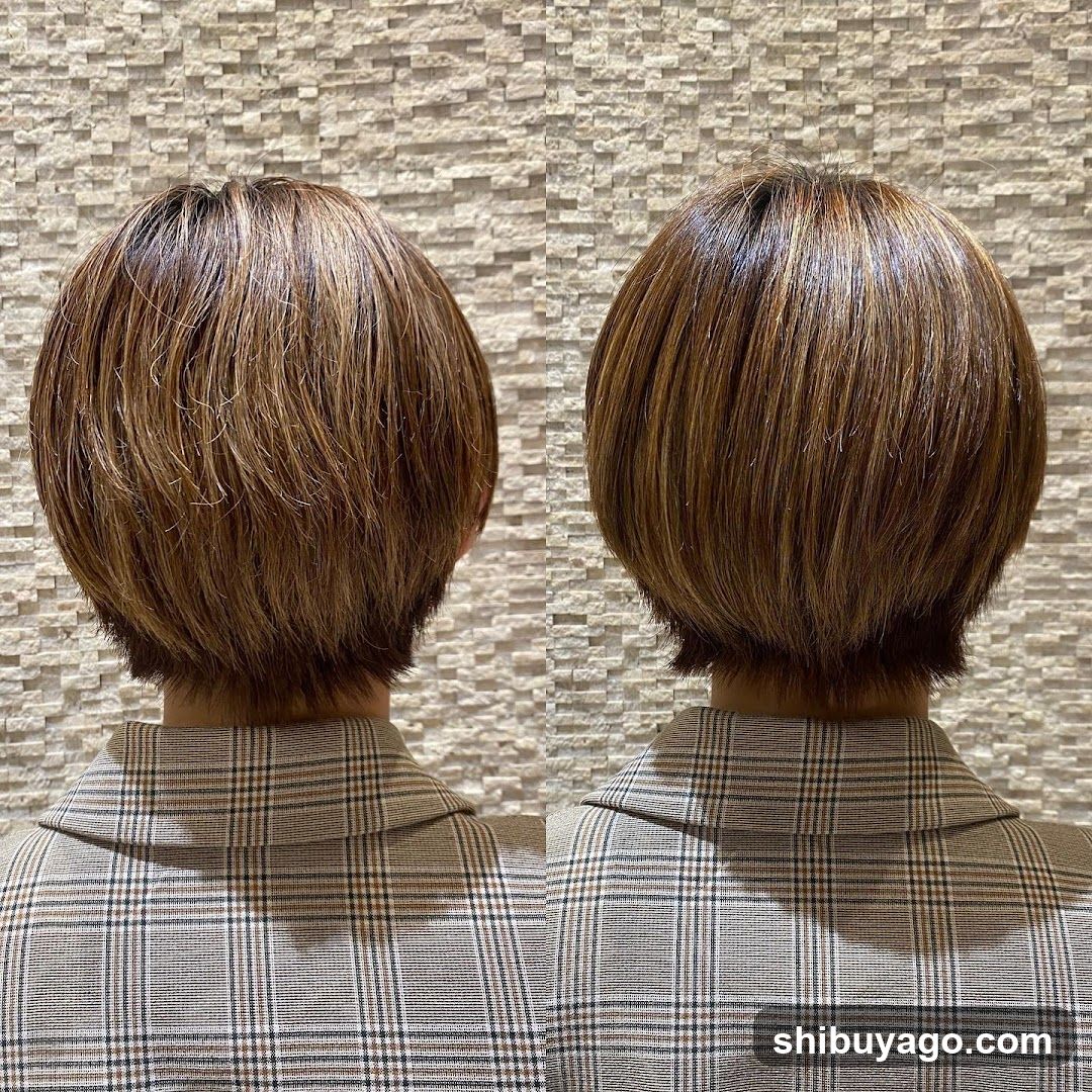 Short Hair Styling Back View