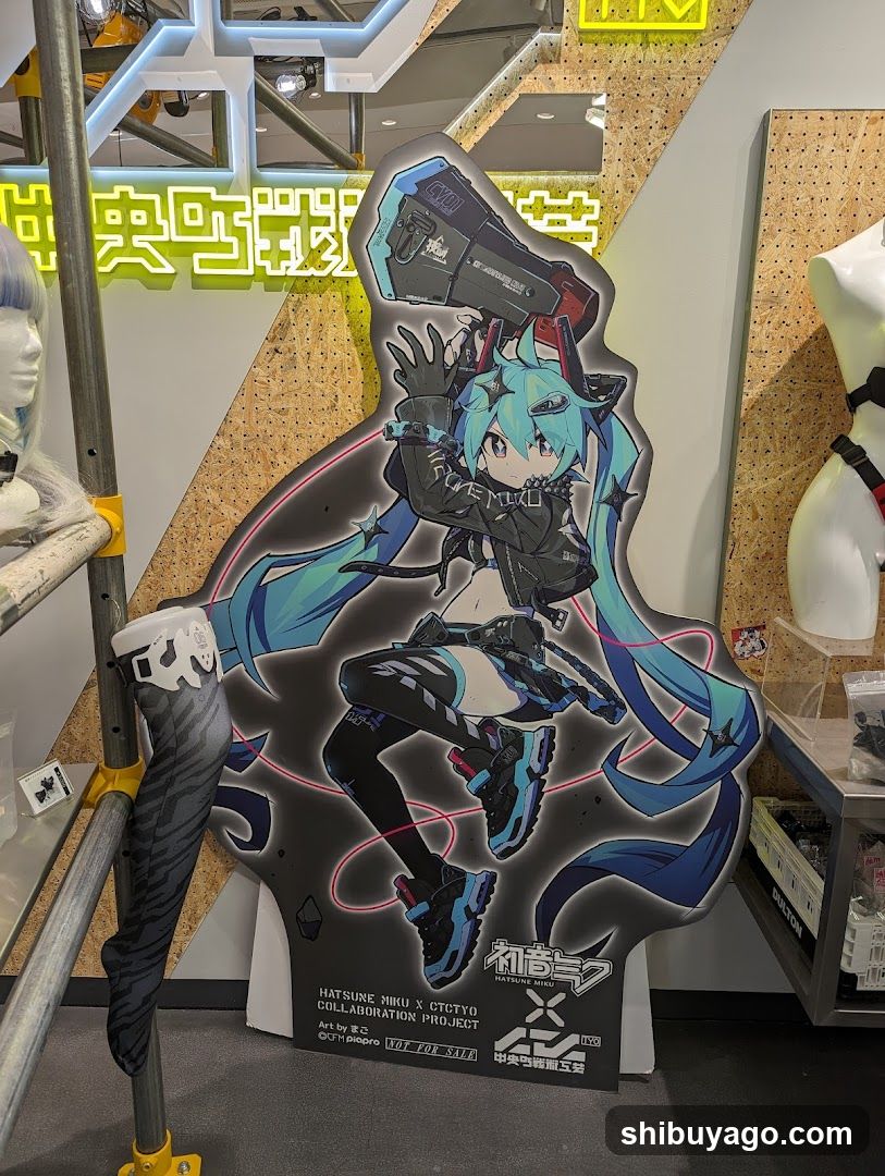 Hatsune Miku x Gtctyo Collaboration Project Display
