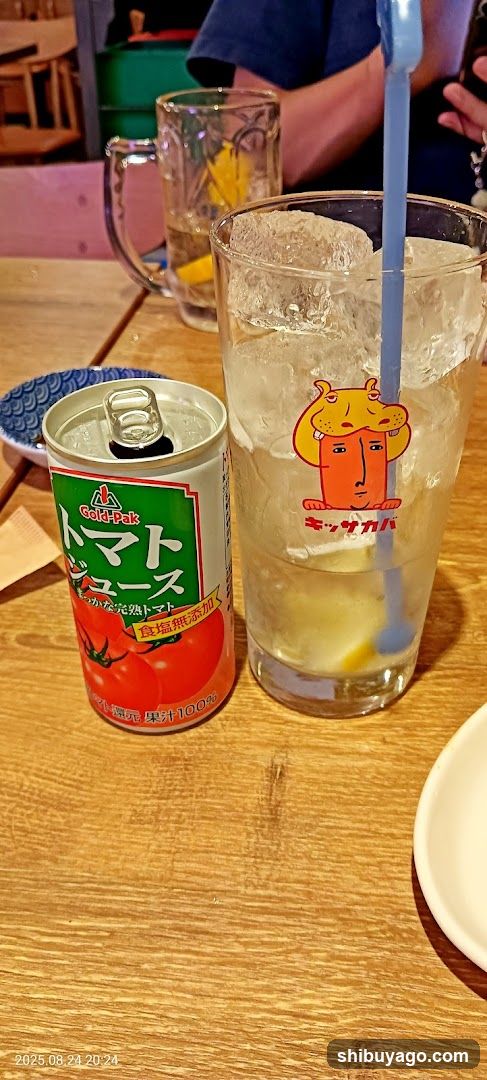 Tomato Juice and Drink on Table