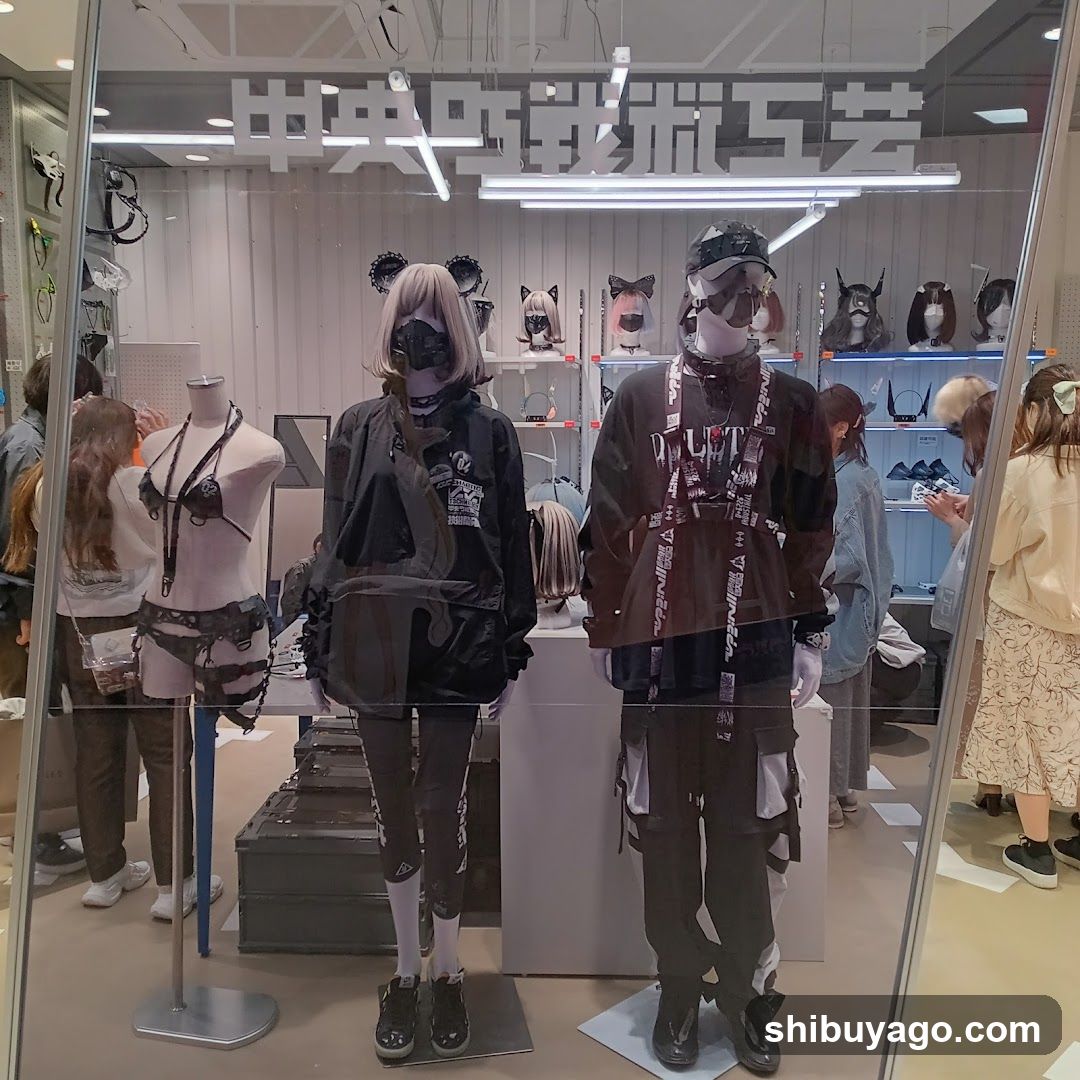 Cosplay Store Interior Display