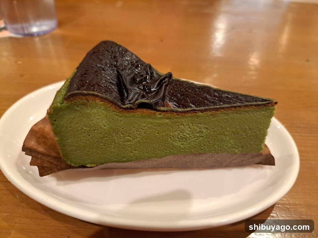 Matcha Cake Slice