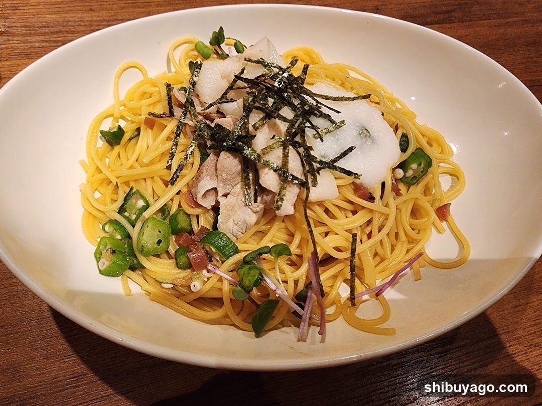 Pasta Dish with Toppings