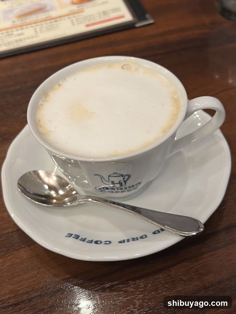 Cup of Coffee with Foamy Top