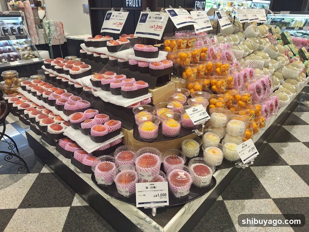 Fruit Display in Store
