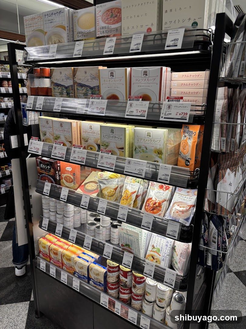 Convenience Store Shelf Display