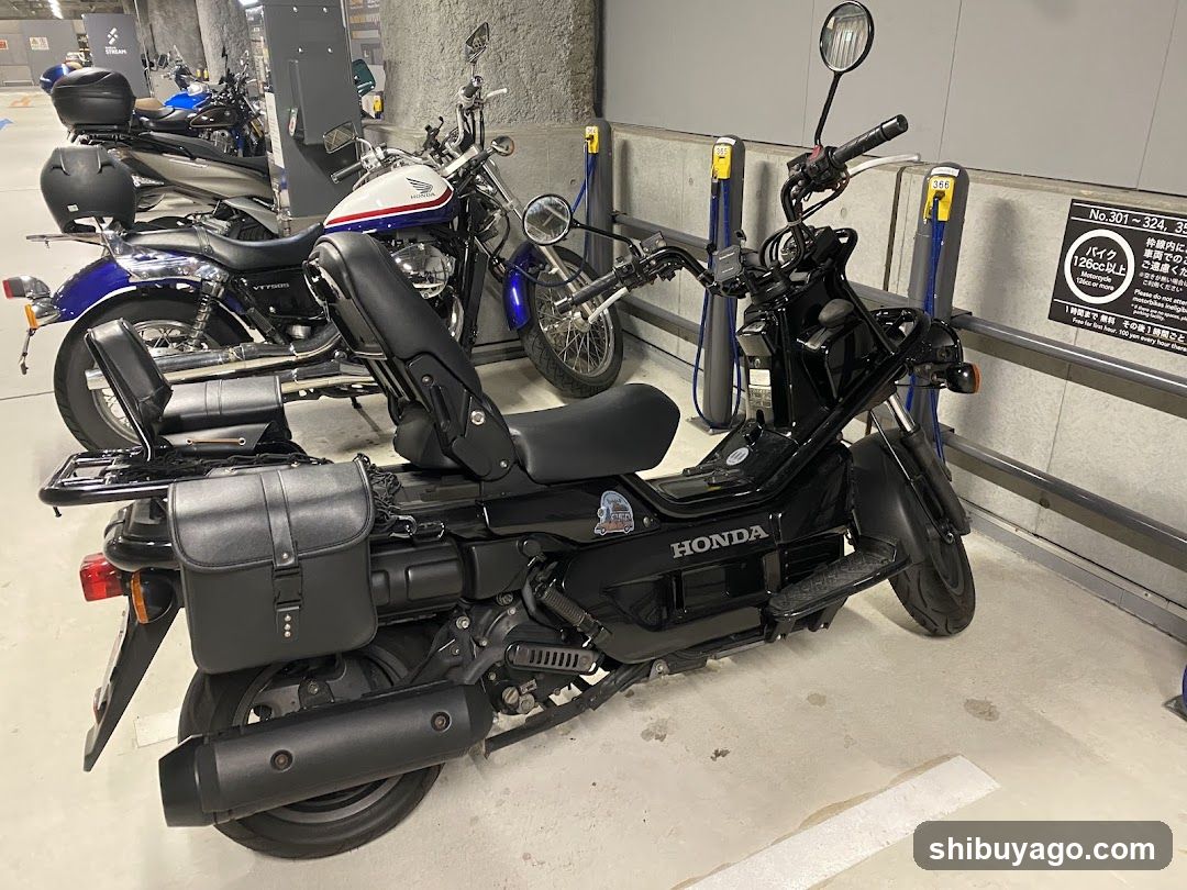 Motorcycle Parking Area