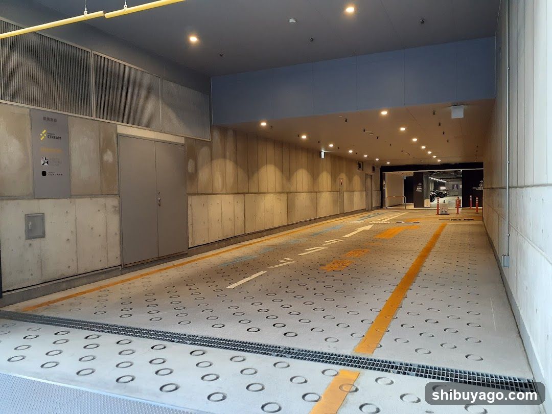 Underground Parking Ramp Interior