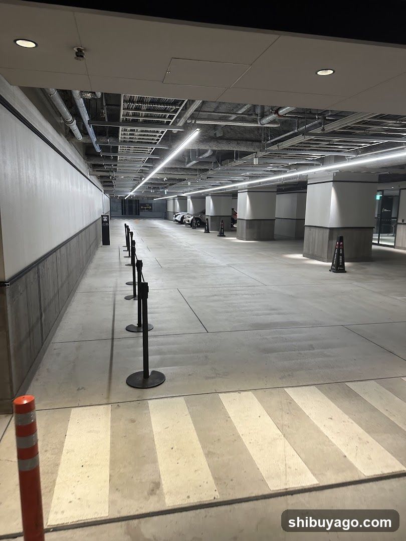 Empty Parking Garage Interior