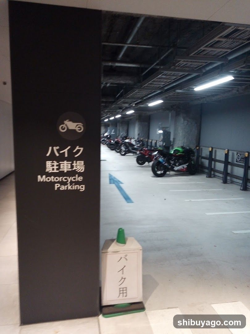 Motorcycle Parking Area