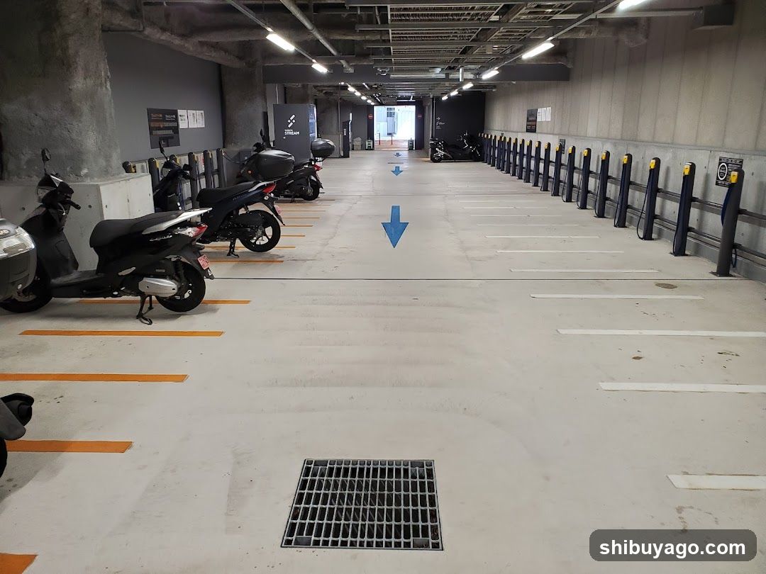 Underground Parking Garage Interior