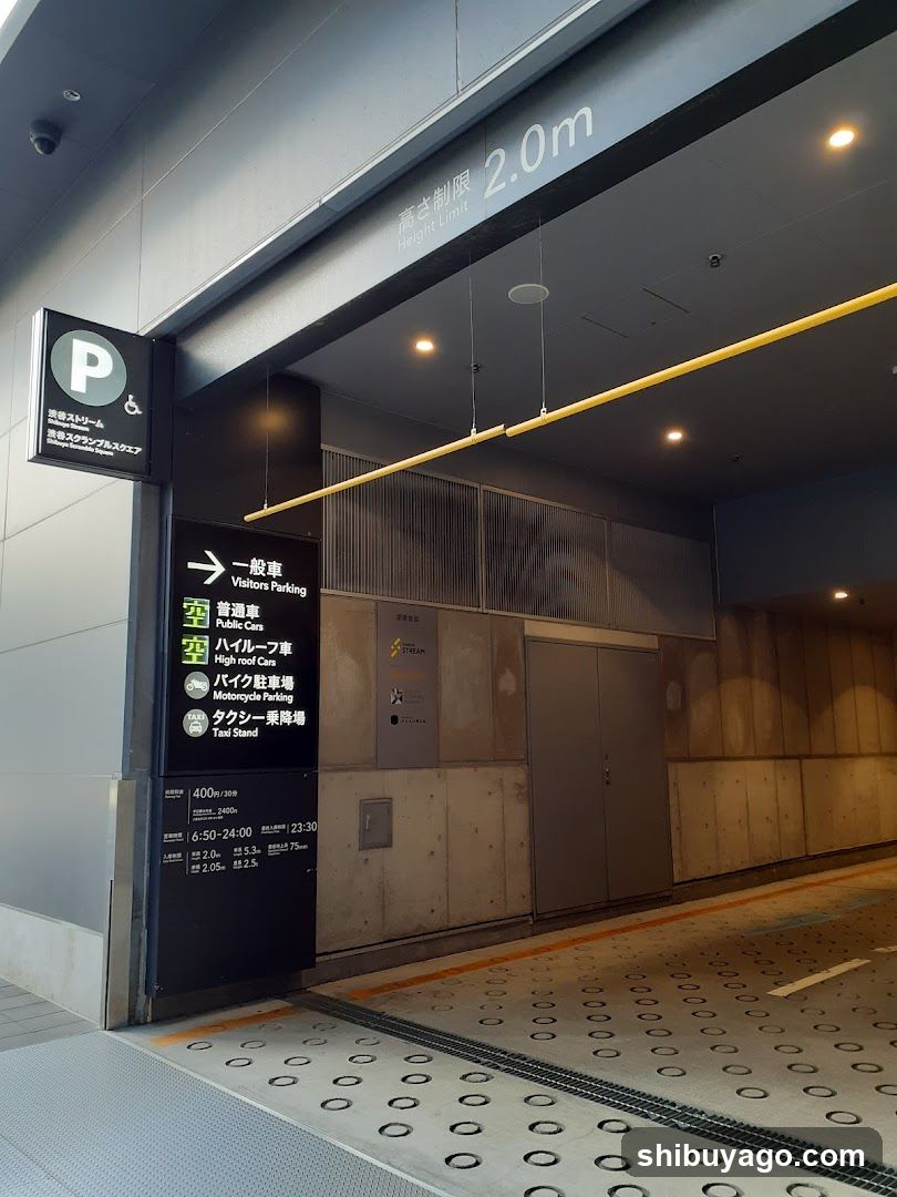 Parking Entrance Signage