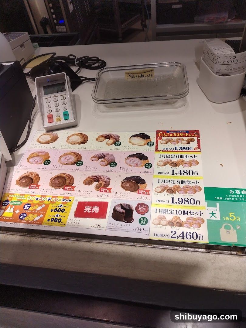 Dessert Display at Counter