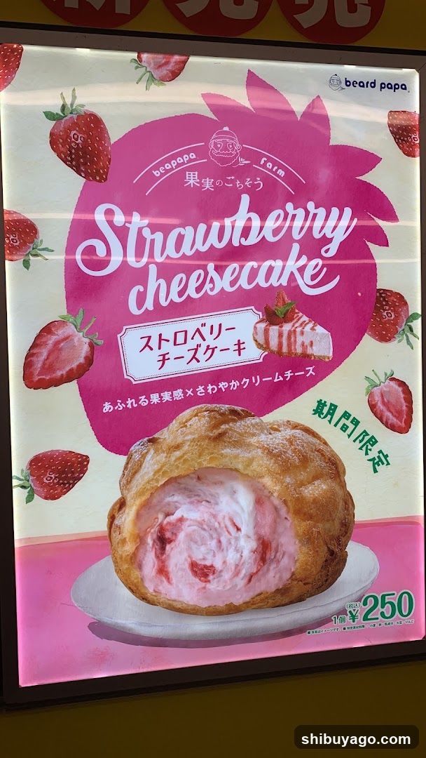 Strawberry Cheesecake Advertisement