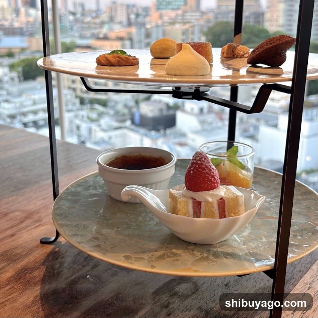 Afternoon Tea Set with City View