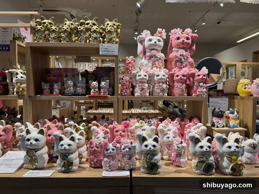 Maneki-neko Display