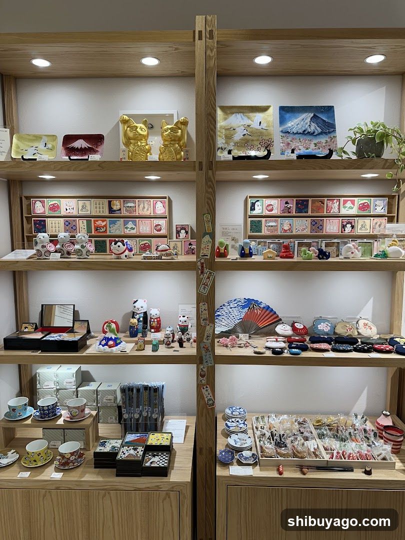 Japanese Gift Shop Interior Display