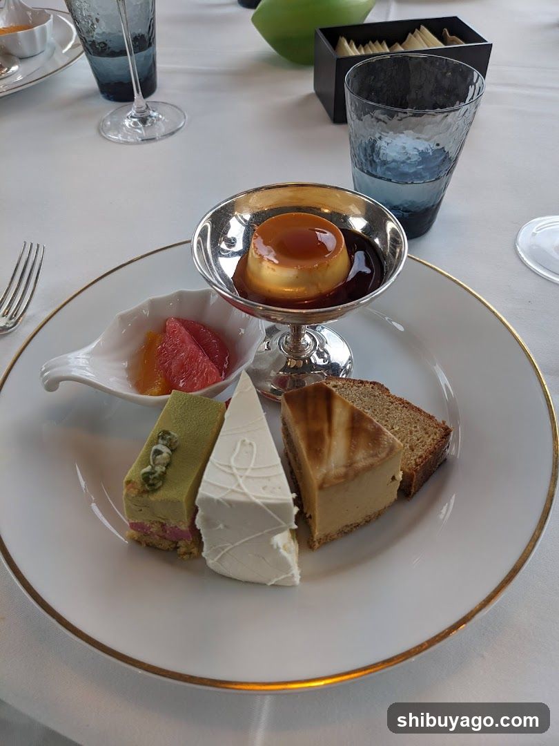 Afternoon Tea Platter with Pudding and Sweets