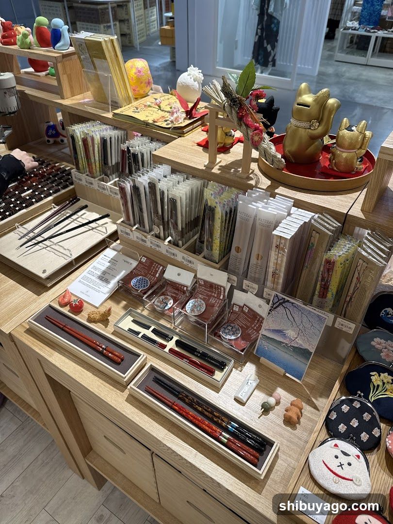 Japanese Stationery and Gift Display