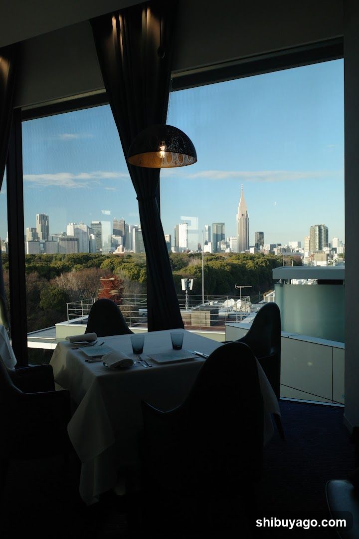Dining Room with City View