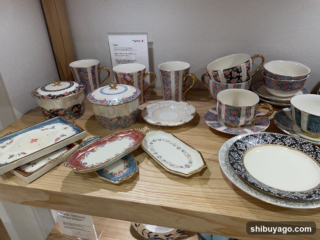 Ceramic Tableware Display