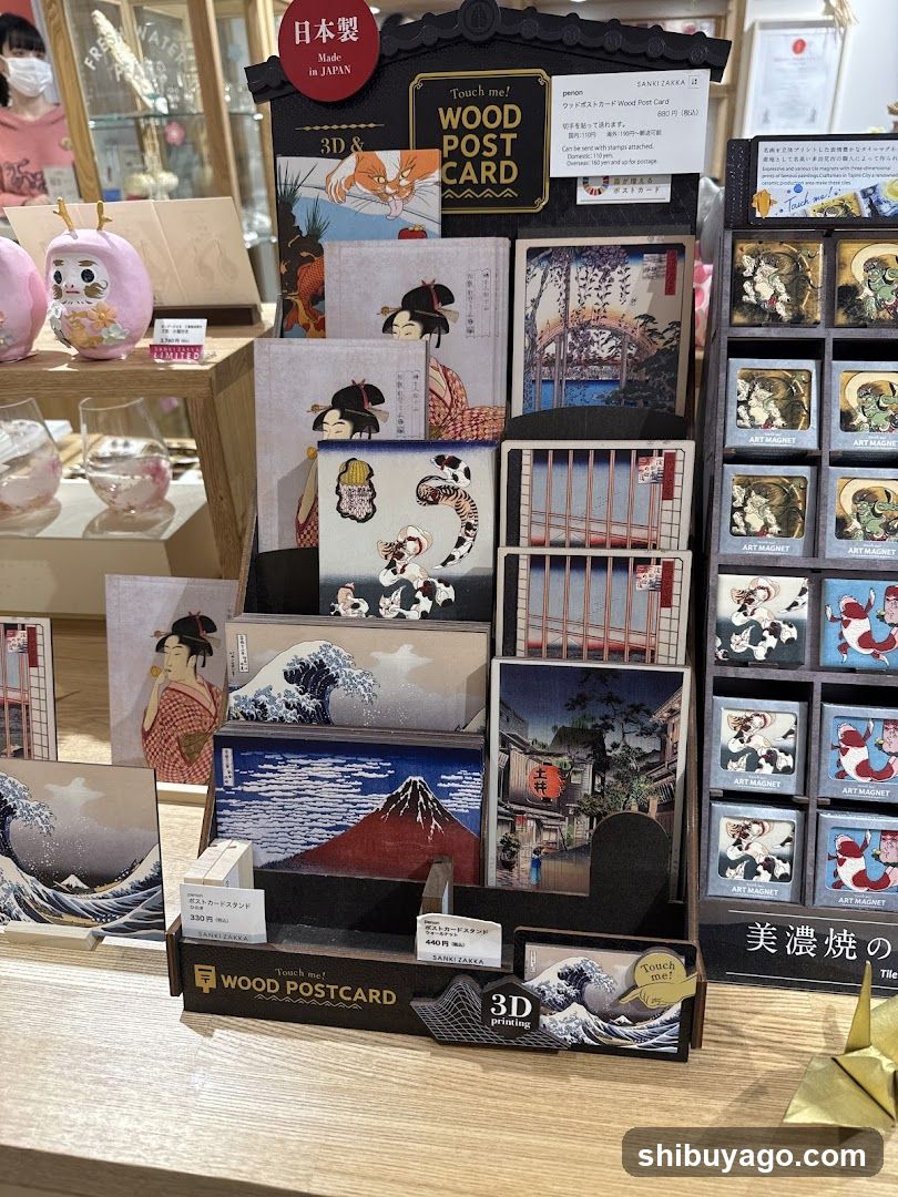 Wood Postcard Display