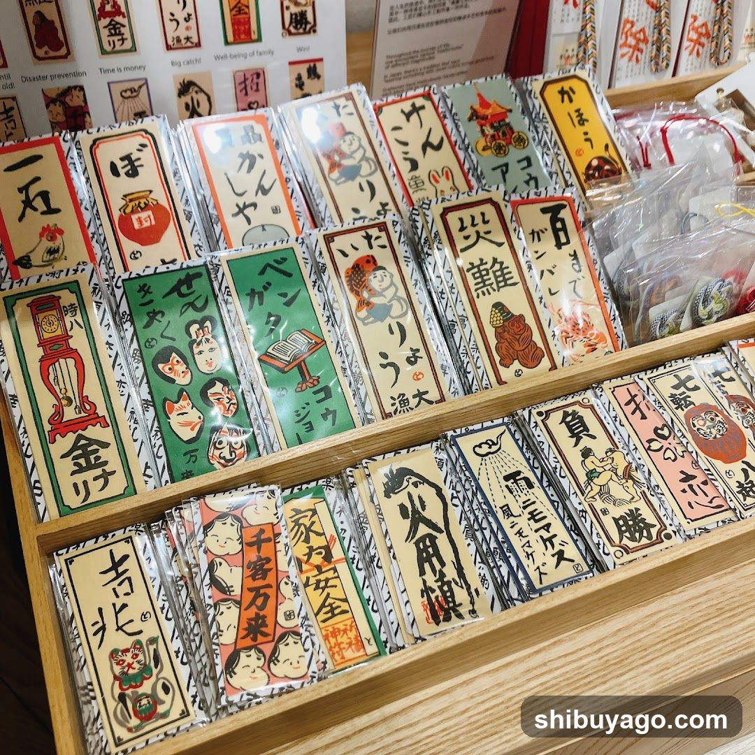 Japanese Omamori Display