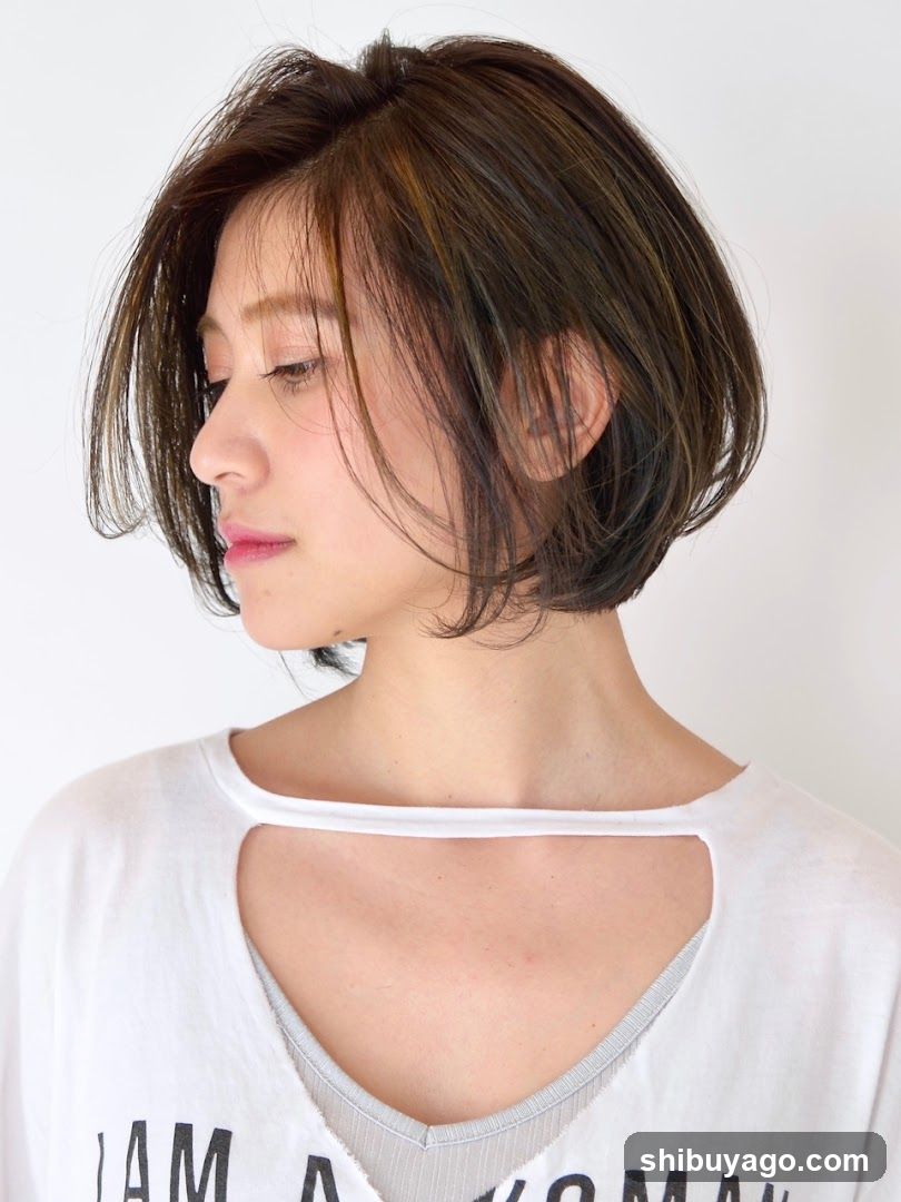 Short Hair Style Portrait