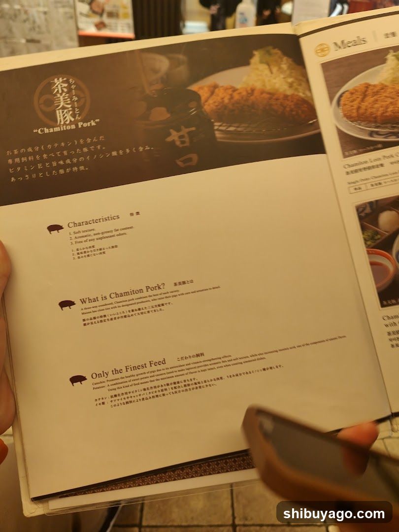 Chamiton Pork Menu Page