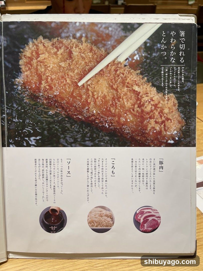 Japanese Food Menu Page