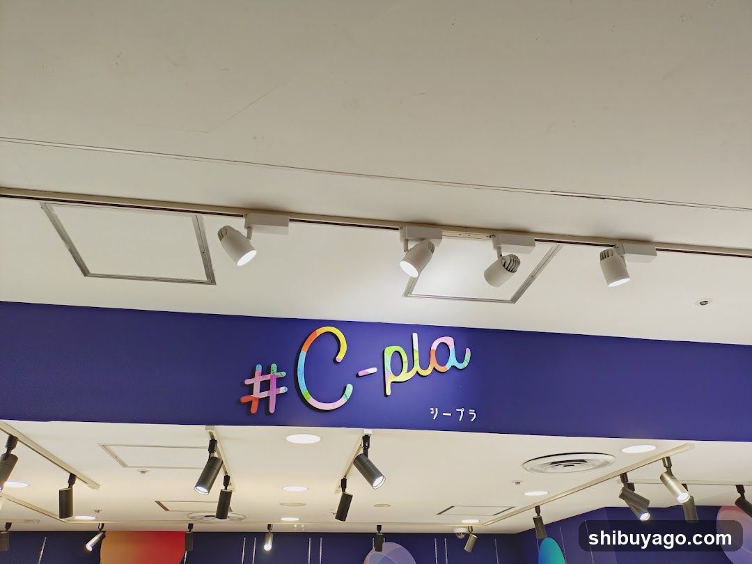 #C-pla Store Interior Signage