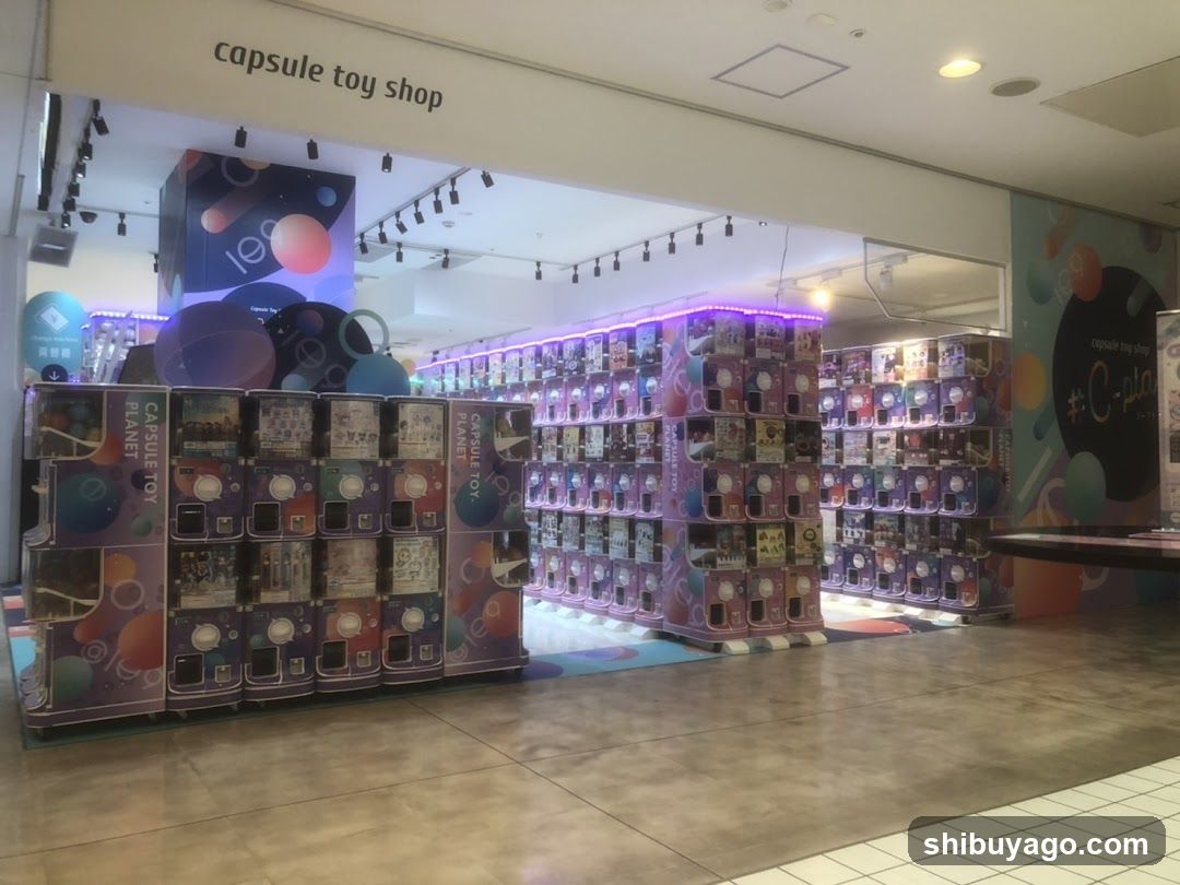 Capsule Toy Shop Interior