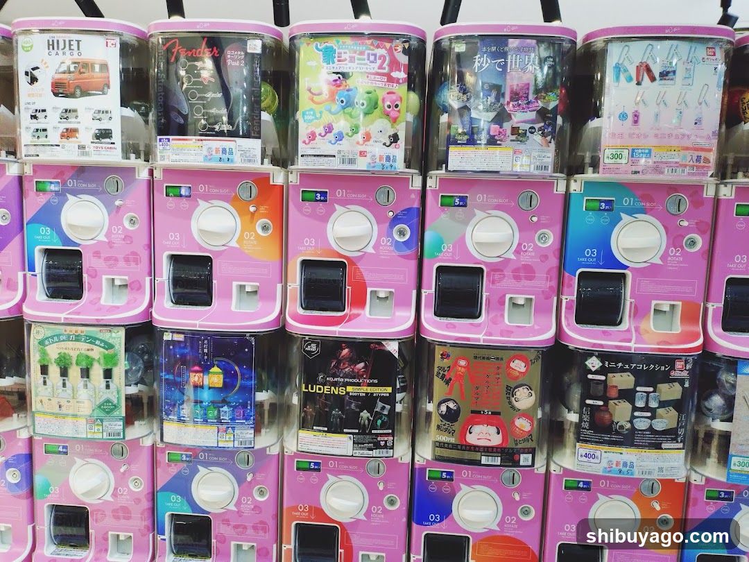 Gashapon Machine Display