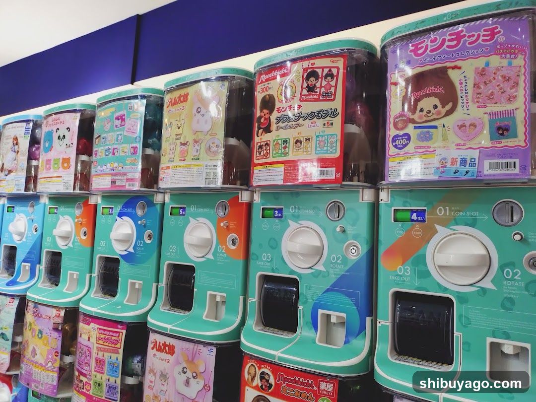 Gashapon Machines Row