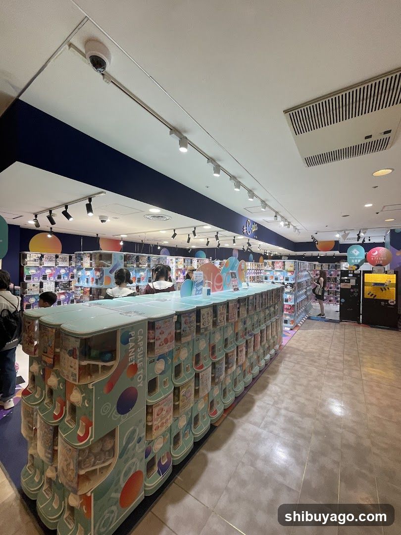 Gachapon Machine Store Interior