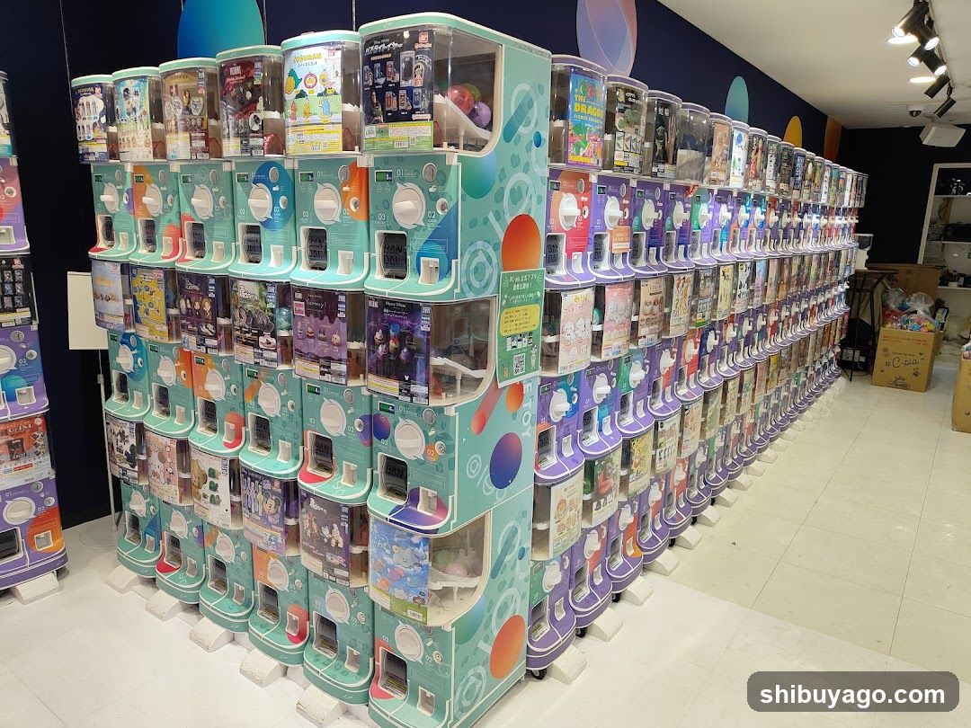 Gashapon Machine Display