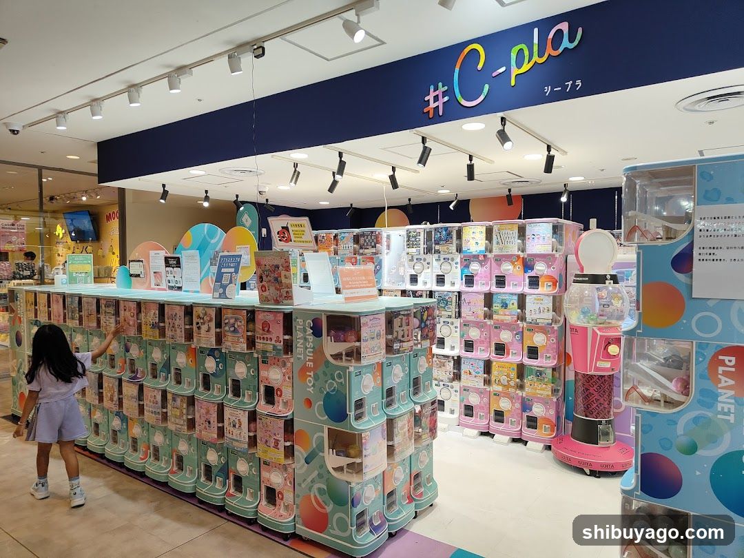 #C-pla Gachapon Store Interior