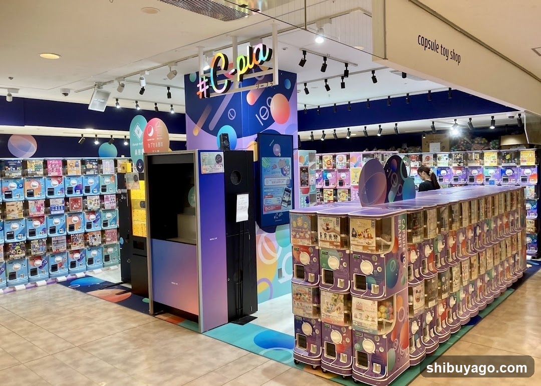 #Capsule toy shop interior